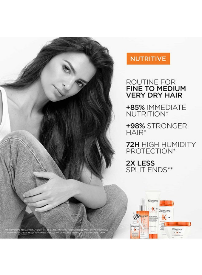 Nutritive Masquintense Deep Nutrition Soft Mask for Very Dry, Fine to Medium Hair 200ml