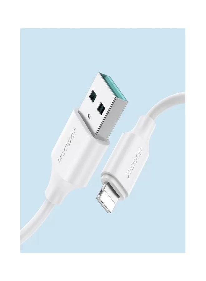 3A Fast Charging Data Cable USB To Lightning For iPhone IPad 1M - White
