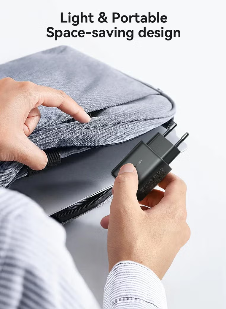 Joyroom TCF23 25W Charger with C to C Cable 1m Black