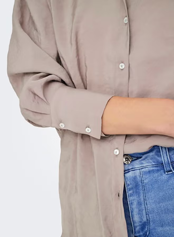 ONLY Womens Zazima Longsleeve Loose Shirt Woven