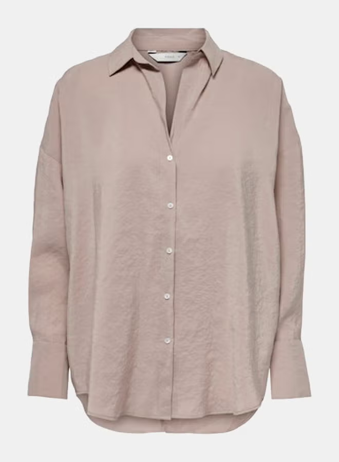 ONLY Womens Zazima Longsleeve Loose Shirt Woven