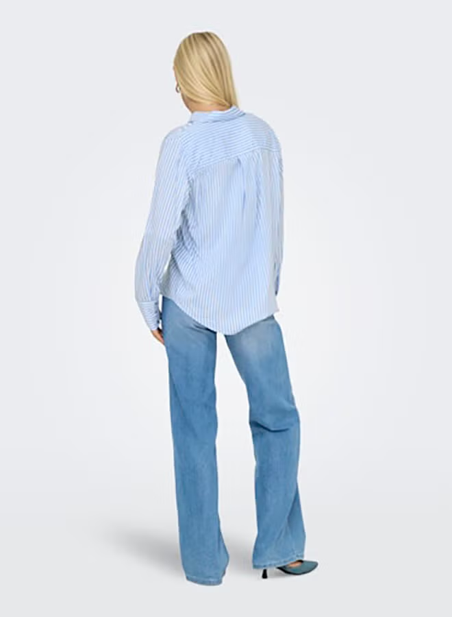 ONLY Womens Berit Life Longsleeve Shirt Woven