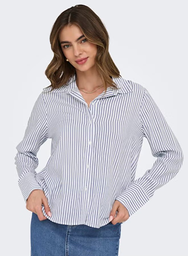 ONLY Womens Berit Life Longsleeve Shirt Woven