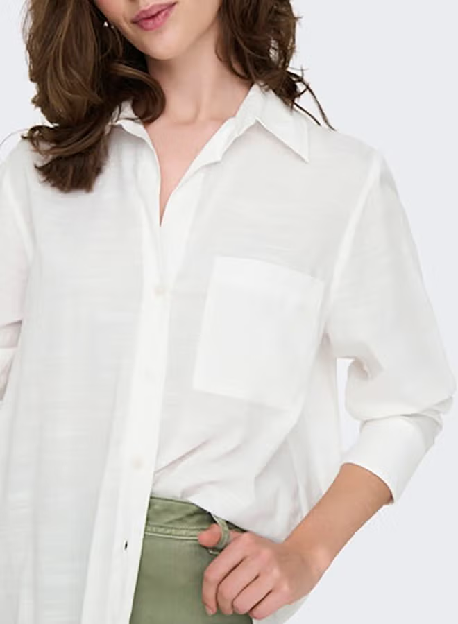 ONLY Womens Salina Longsleeve Shirt Woven