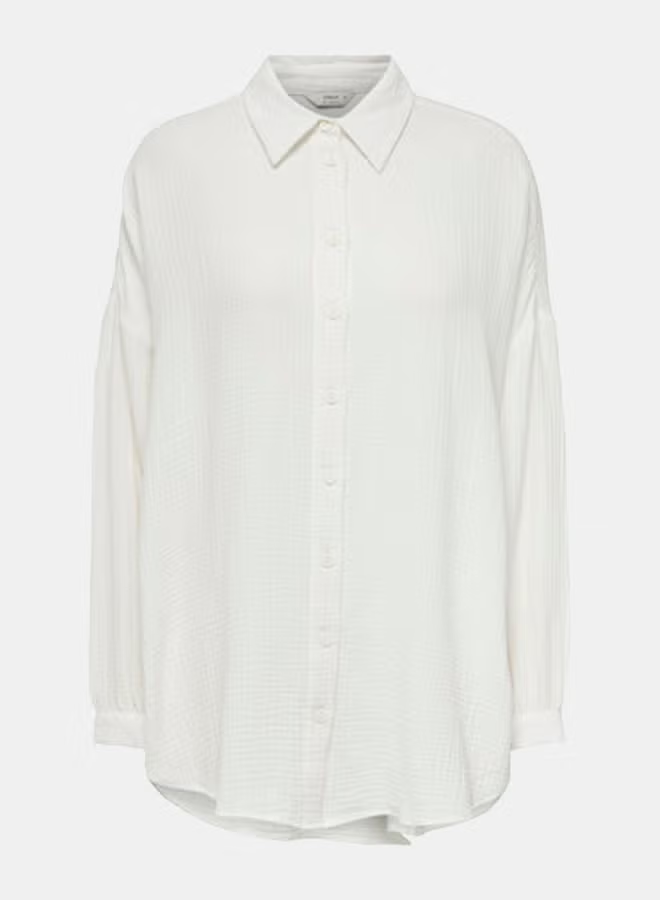 ONLY Womens Thyra Oversized Shirt Woven