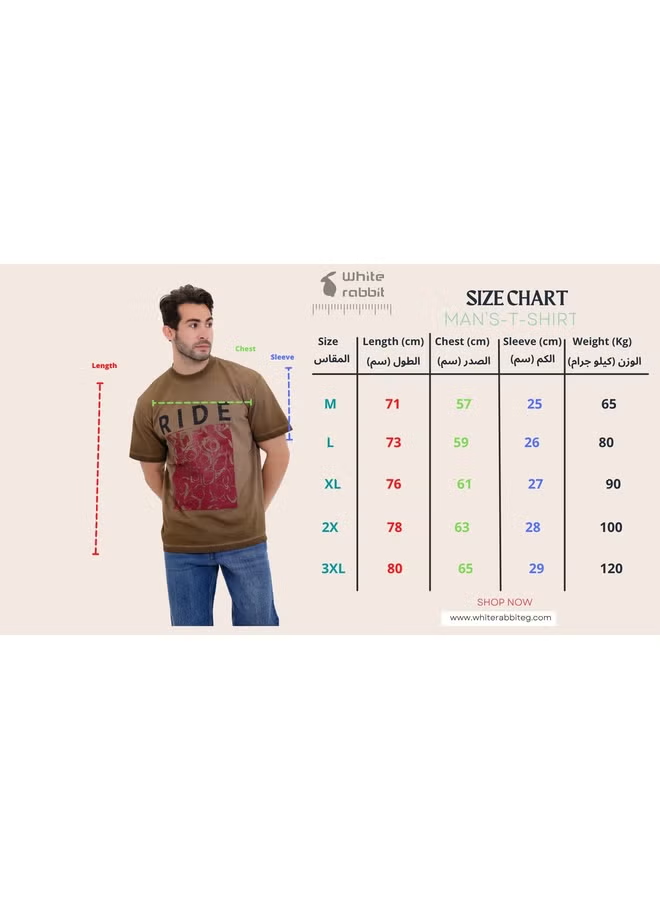 "RIDE" Floral Graphic T-Shirt