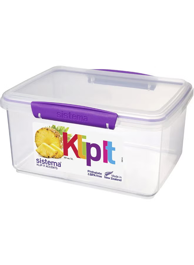 Rectangular Accents Box Multicolor 3Liters