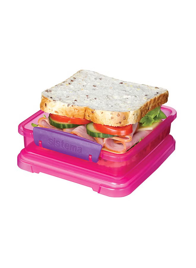 Sandwich Box Purple 14.5x12.4x15.01cm