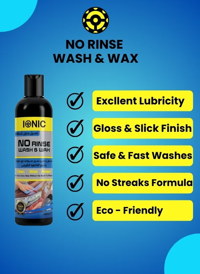 No Rinse Wash & Wax - Car Wash, Car Care