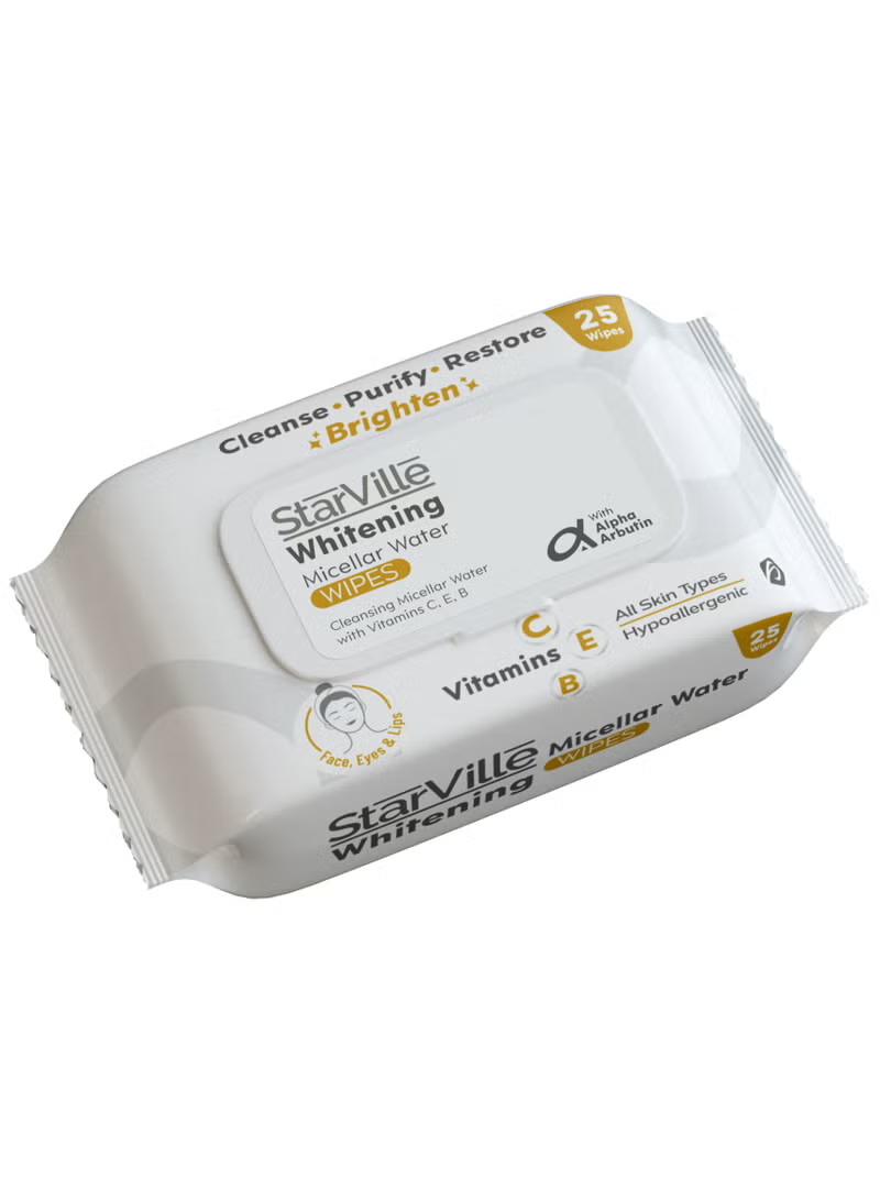StarVille Whitening Micellar Water Wipes 25