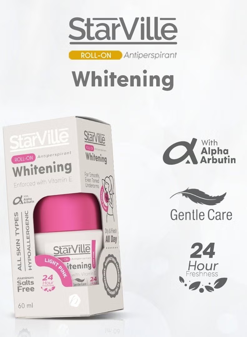 Roll On Whitening light Pink 60 ML