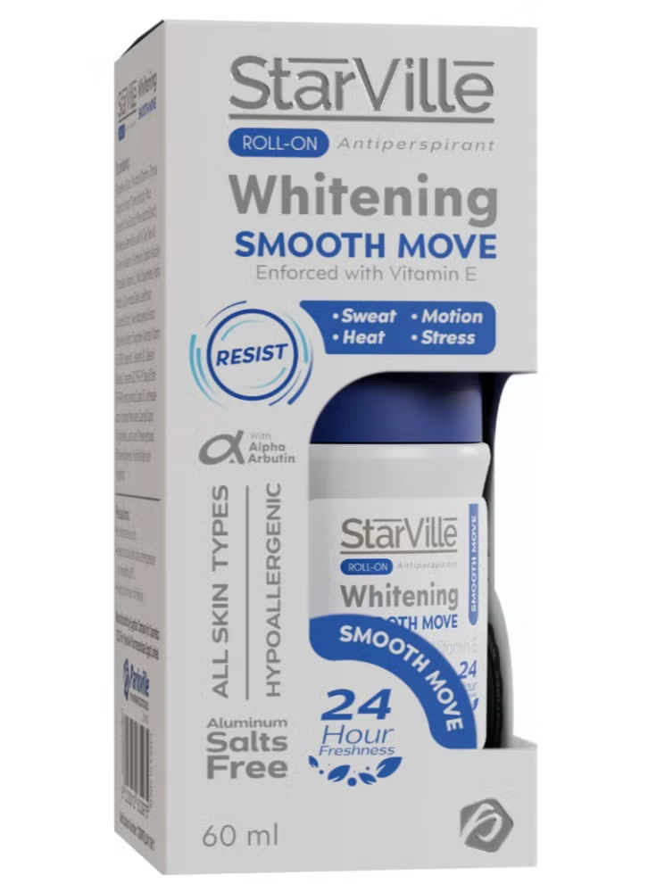 Antiperspirant Whitening Roll-On (60ml) - Dark Spot, Odor & Hair Growth Control