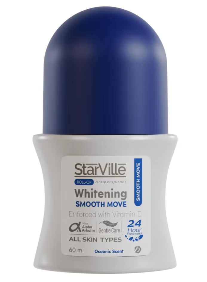 Antiperspirant Whitening Roll-On (60ml) - Dark Spot, Odor & Hair Growth Control