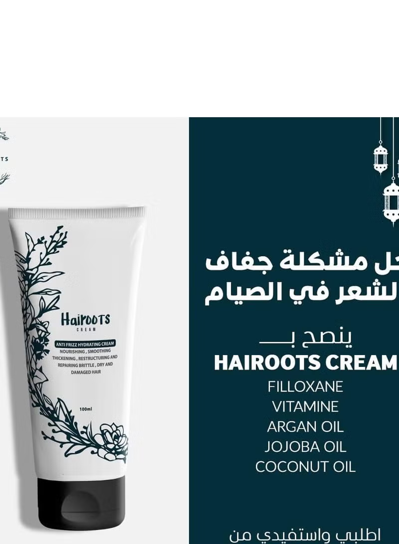 Hairoots Cream Anti Frizz Hydrating Cream 100 Ml