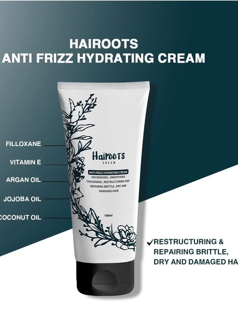 Hairoots Cream Anti Frizz Hydrating Cream 100 Ml