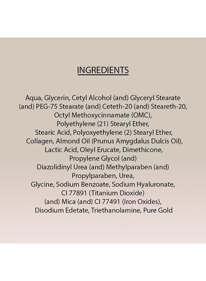 Skin Clinic Anti-Ageing Gold Collagen Anti-Wrinkle Cream Multicolour 50ml