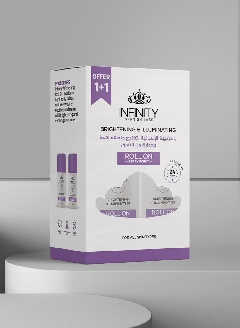 Brightening & Illuminating Roll On - Berry scent - 80ml (1+1)