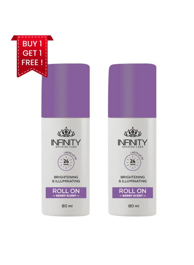Brightening & Illuminating Roll On - Berry scent - 80ml (1+1)
