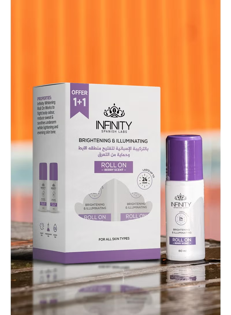 Brightening & Illuminating Roll On - Berry scent - 80ml (1+1)