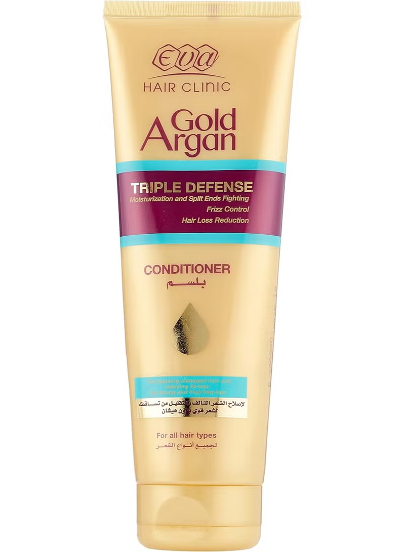 Eva Hair Conditioner With Gold Argan - 230 Ml