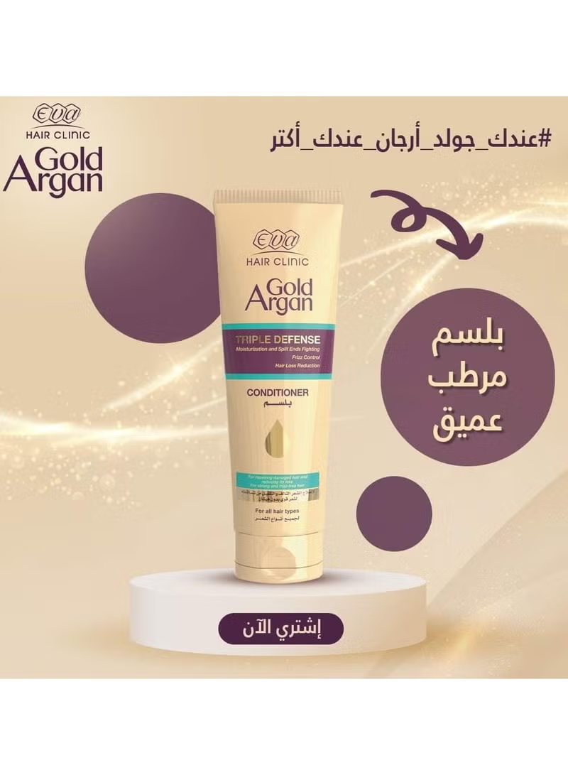 Eva Hair Conditioner With Gold Argan - 230 Ml