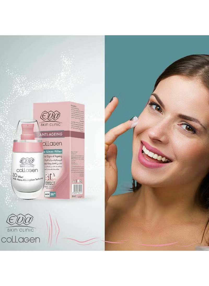 Eva Skin Clinic Cream Collagen Fine Lines Filler - 50 ml