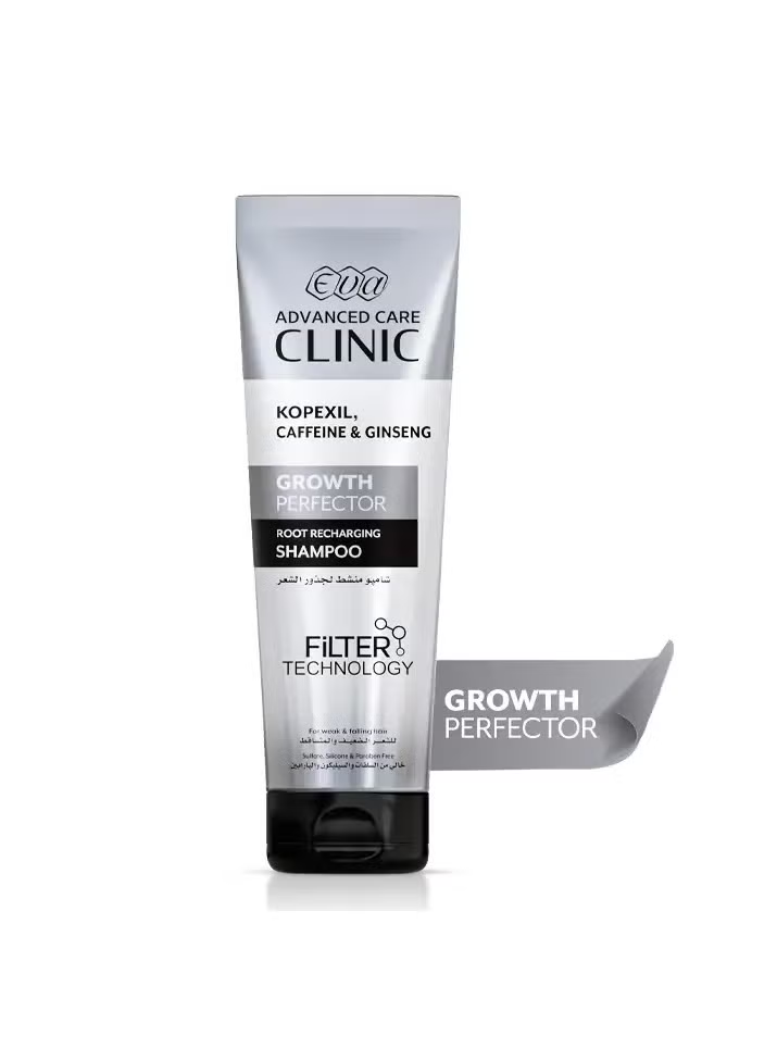 Eva Advanced Care Clinic Growth Perfector Root Recharging Shampoo For Weak & Falling Hair 230 Ml