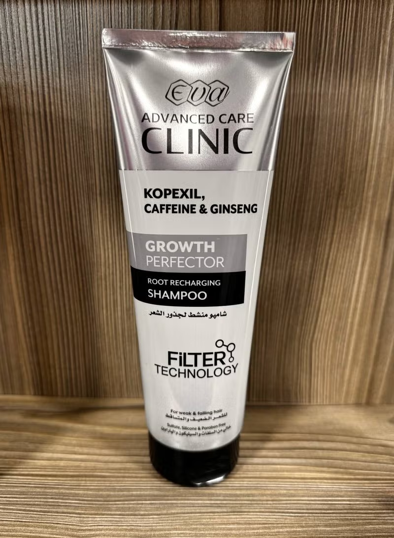 Eva Advanced Care Clinic Growth Perfector Root Recharging Shampoo For Weak & Falling Hair 230 Ml