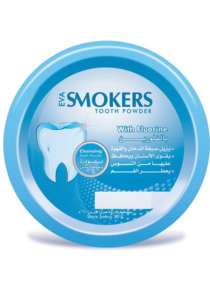 Eva Smokers Teeth Powder With Fluorine 40 G