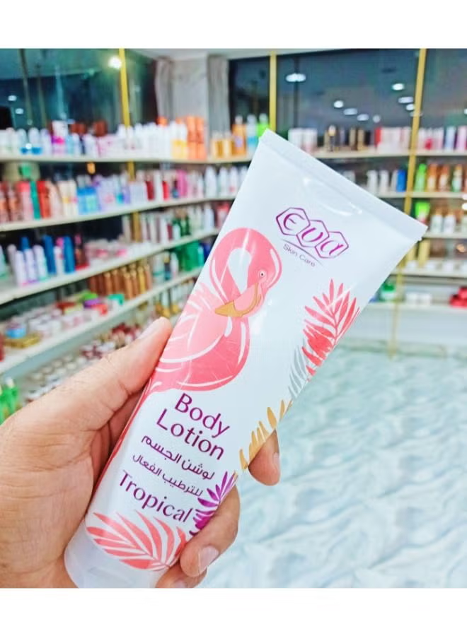 2 piece Body Lotion Tropical+ Moisturizing Shower Cream Tropical 250+240 ML