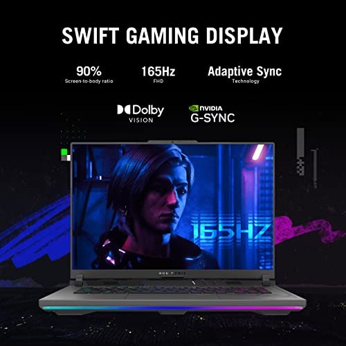 ASUS ROG Strix G16 (2023) Gaming Laptop, 16” 16_10 FHD 165Hz, GeForce RTX 4070, Intel Core i9-13980H